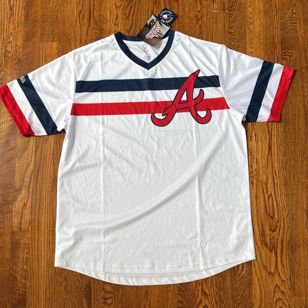 STITCHES ATLANTA BRAVES SHIRT